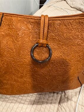 Sam & Hadley Tan Shoulder Bag; EUC